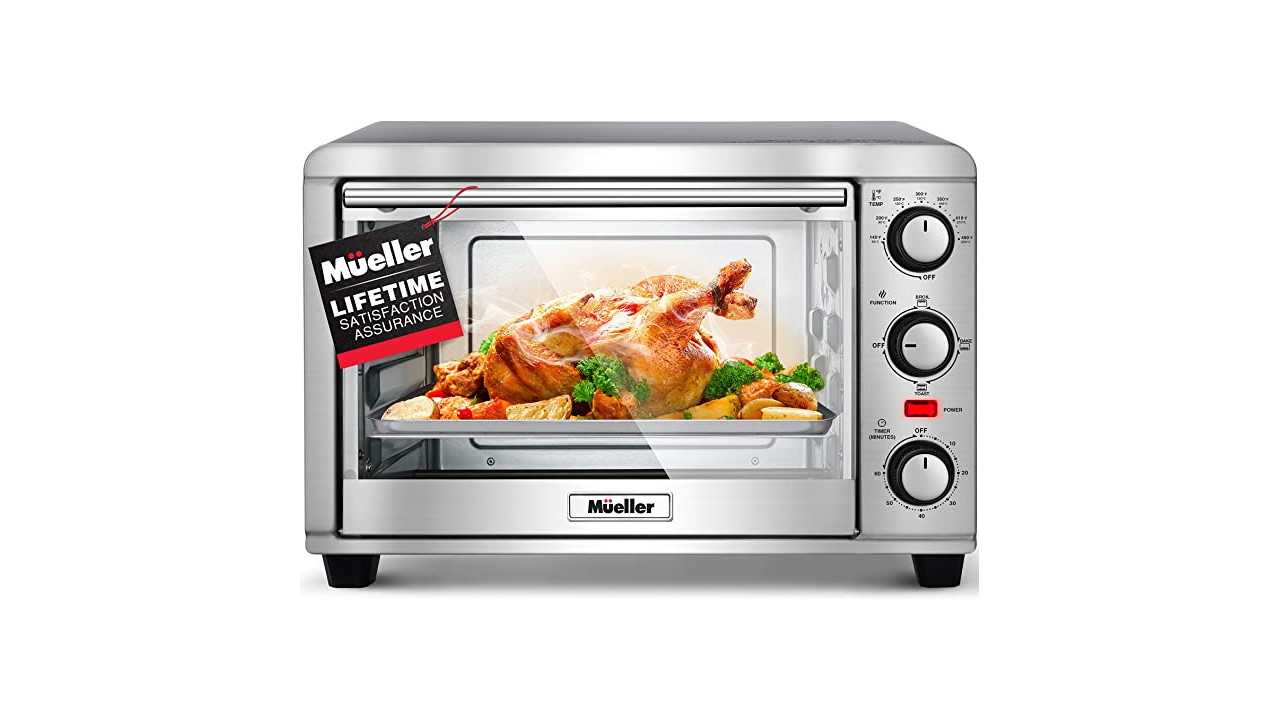 Mueller AeroHeat Convection Toaster Oven 8 Slice