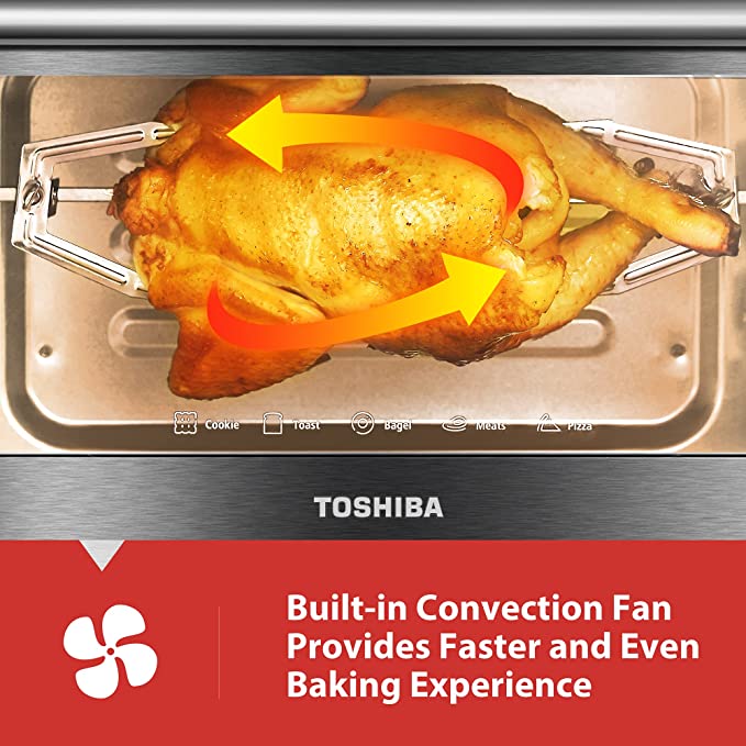Toshiba AC25CEW-BS Toaster Oven 1