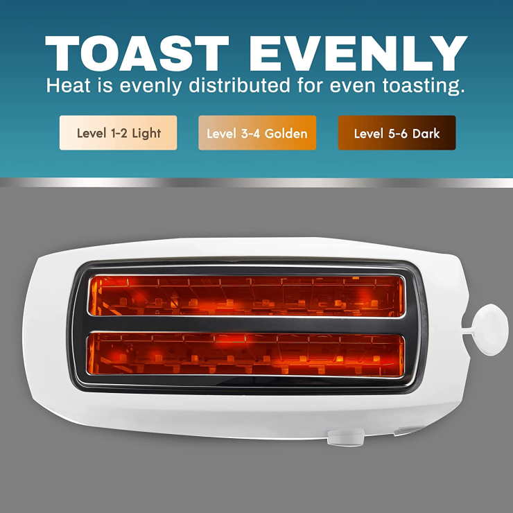 Elite Gourmet ECT-4829 Long Slot Toaster 1