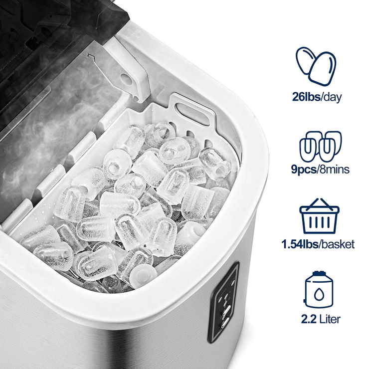 Euhomy Countertop Ice Maker 5