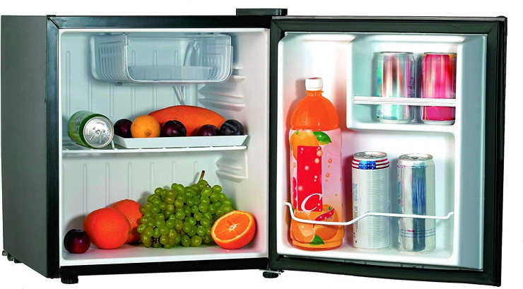 Frigidaire EFR182 1.6 cu ft Stainless Steel Mini Fridge1