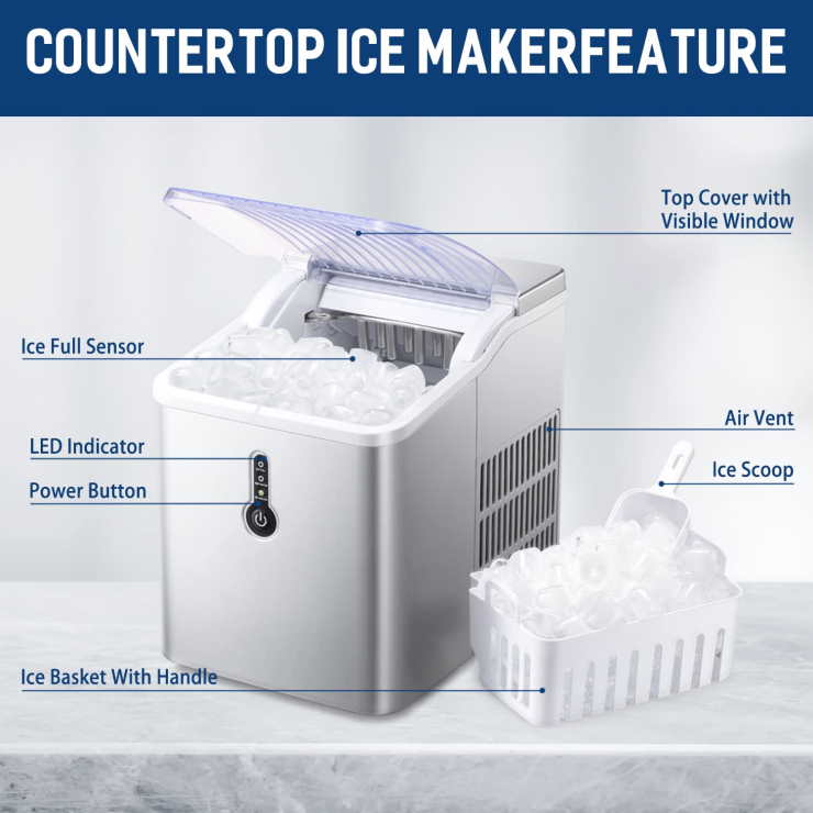 ZAFRO Countertop Ice Maker Review (2002 Updated)