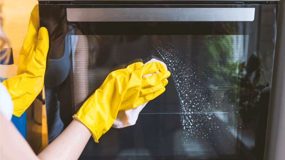 How to Clean LG Oven with Blue Interior?