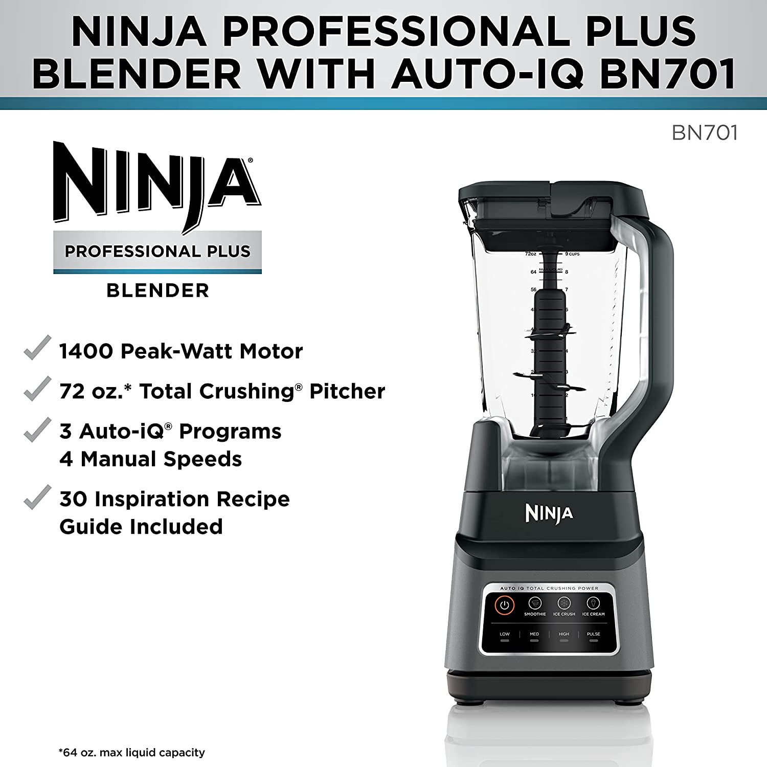 Ninja BN701 Professional Plus Blender Review   Ninja BN701 Blender 2 