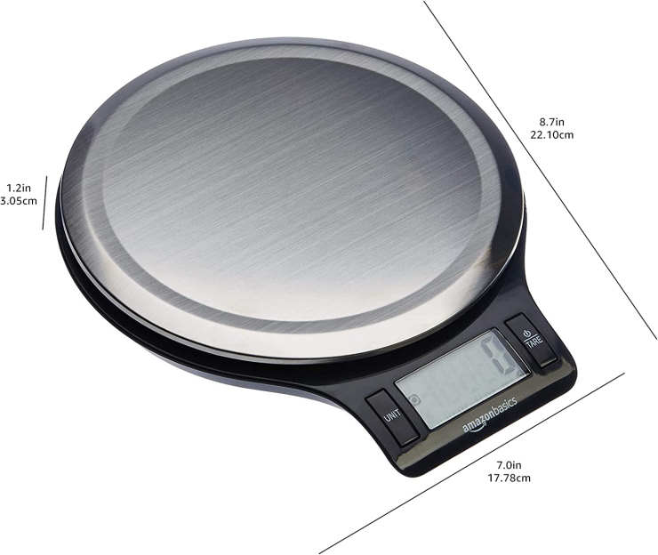 Amazon Basics Stainless Steel Digital Kitchen Scale Review   Amazon Basics Digital Kitchen Scale 2 