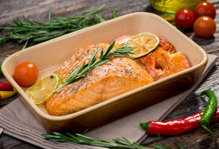 how to cook salmon in the oven, orange