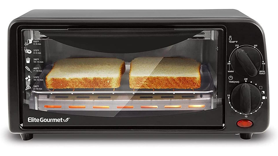 Elite Gourmet ETO236 2 Slice Countertop Toaster Oven