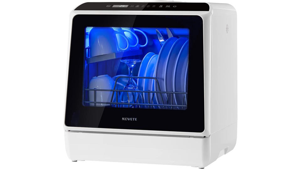 NOVETE Portable Countertop Dishwasher