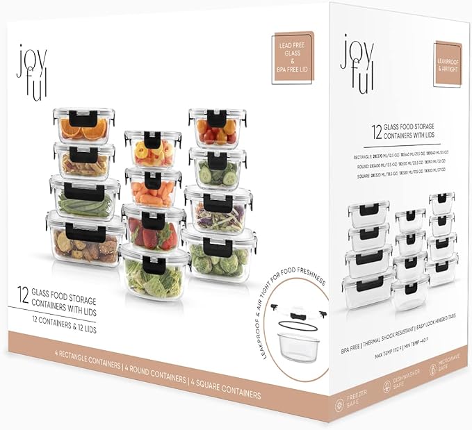 JoyJolt Glass Storage Containers Review