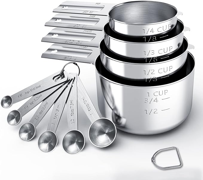 TILUCK Stainless Steel Measuring Cups & Spoons Set Review