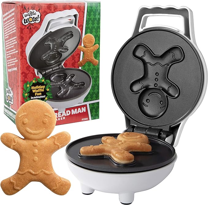 Waffle Wow! Gingerbread Man Mini Waffle Maker Review