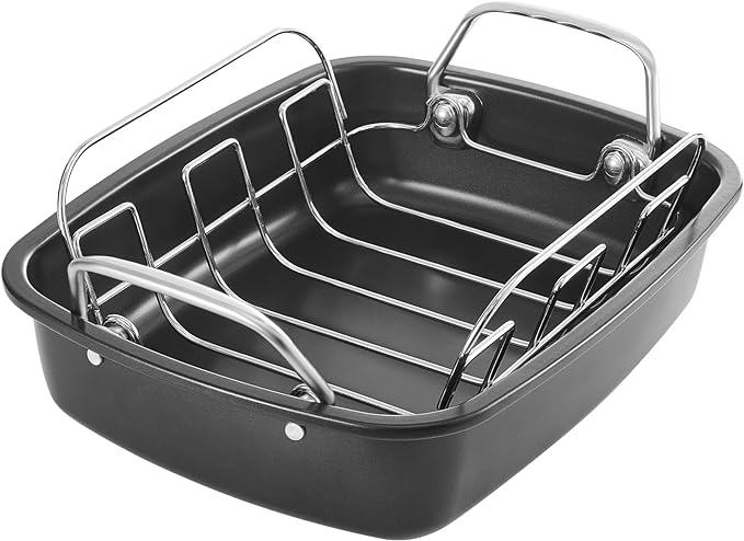 KITESSENSU Nonstick Turkey Roasting Pan Review