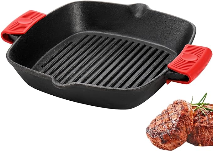 ZOOFOX Cast Iron Grill Pan Review