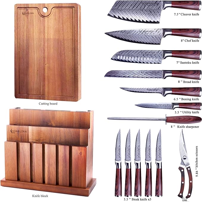ChefHoablorn Knife Set Review